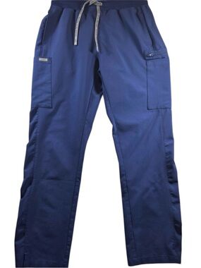 Landau Scrubs Pants Cargo Forward  SP Royal Blue medical dental work clothes